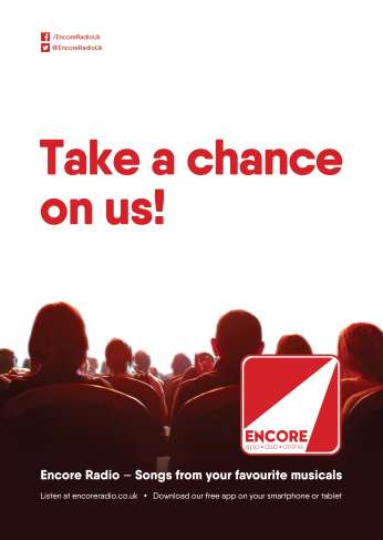 Mamma Mia Programme Advert – Modern Style