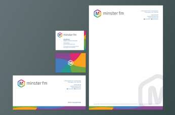 Minster FM stationery