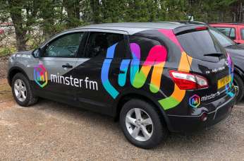 Minster FM branded vehicle