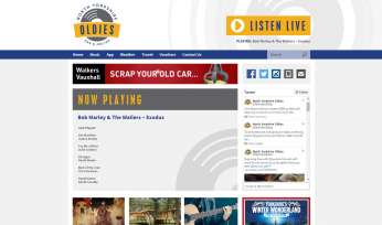 North Yorkshire Oldies Website Design