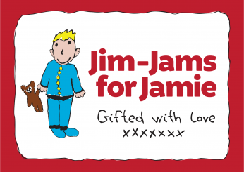Jim-Jams For Jamie Sticker Design